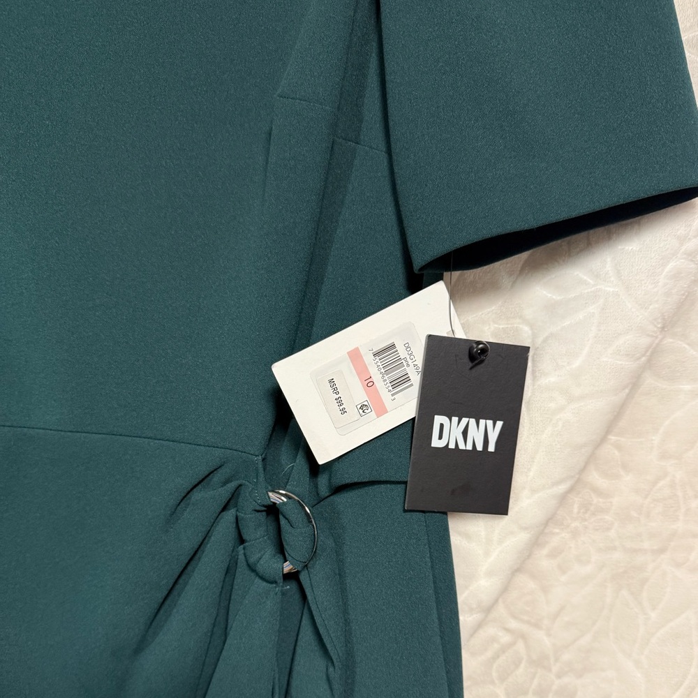 DKNY Dark Green Dress - Picture 2 of 4